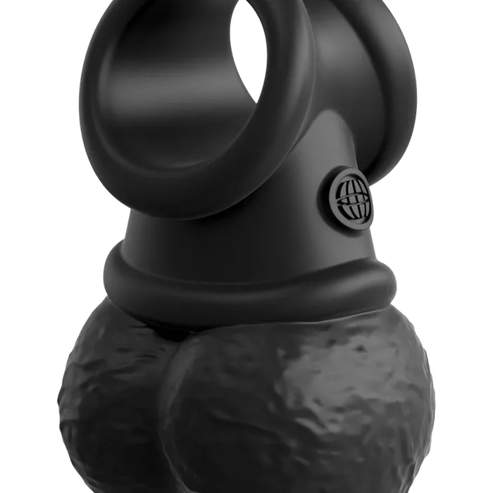 Pipedream Products Dildos King Cock Elite Swinging Silicone Balls Black