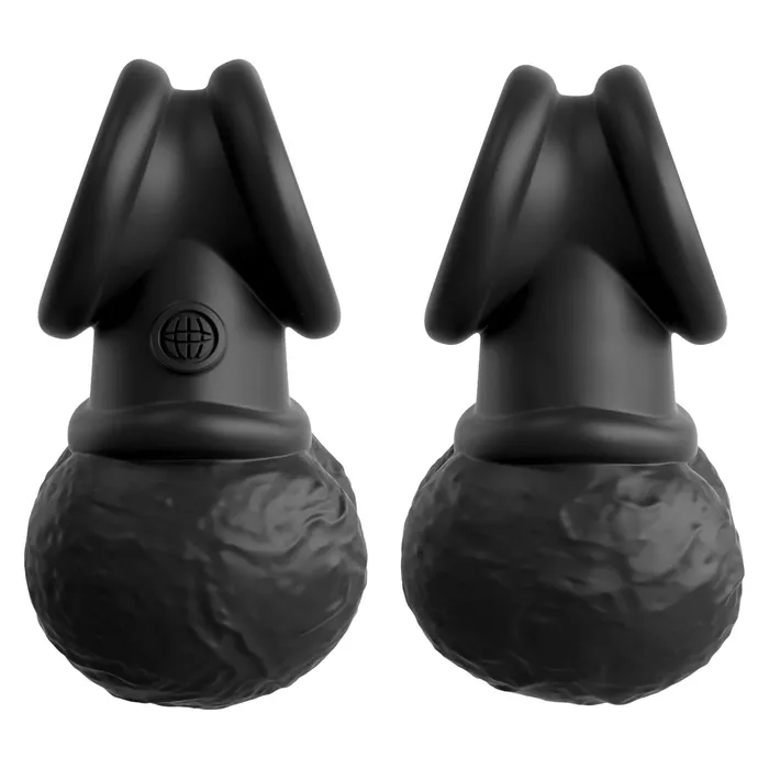 Pipedream Products Dildos King Cock Elite Swinging Silicone Balls Black