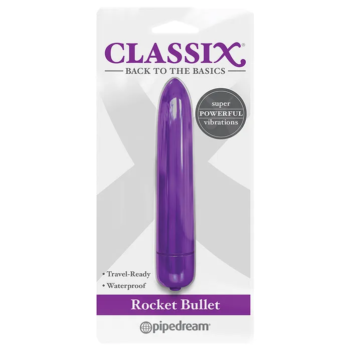Pipedream Vibrators Classix Rocket Bullet Purple