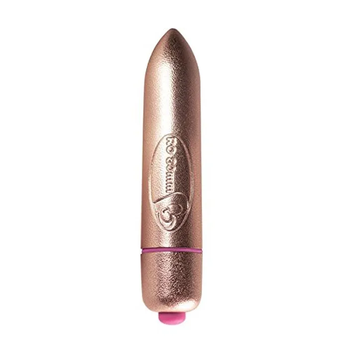 RocksOff Vibrators Rocks Off 80Mm 7 Speed Bullet Gold