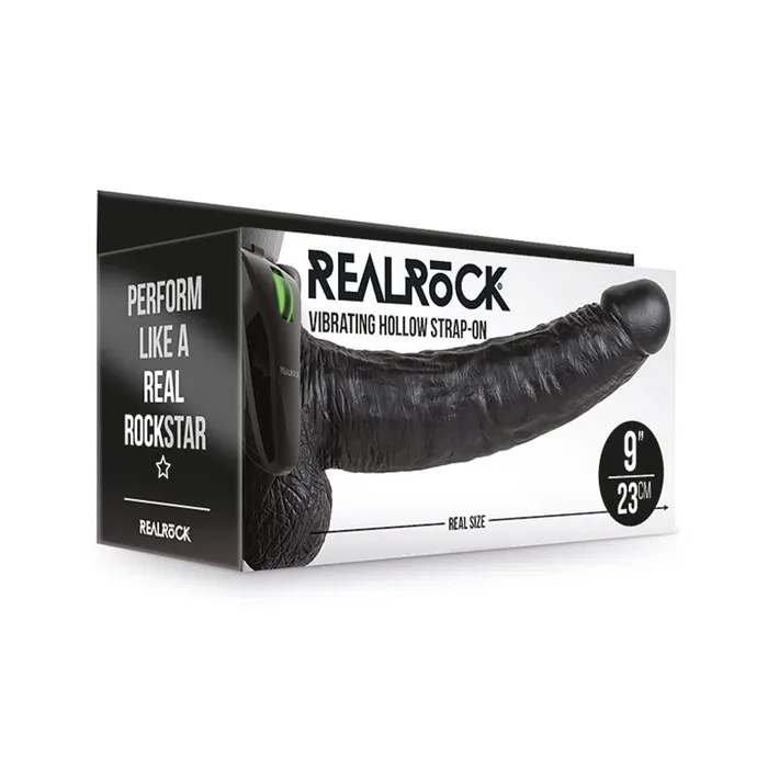 Shots America Llc Female Sex Toys Realrock 9In Vibrhollowstraponwballs Blk Shots America Llc Female Sex Toys Realrock 9In Vibrhollowstraponwballs Blk
