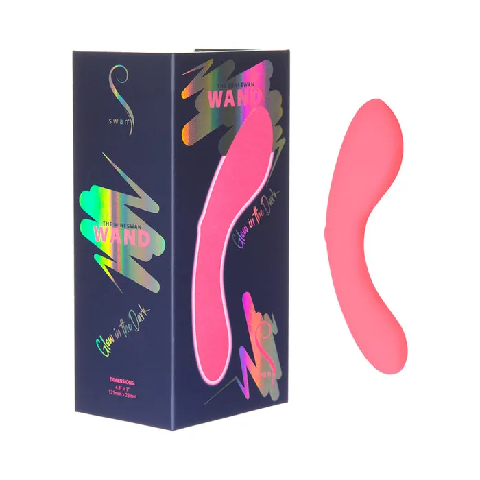 Swan The Mini Swan Wand Gitd Pink Bms Factory Vibrators
