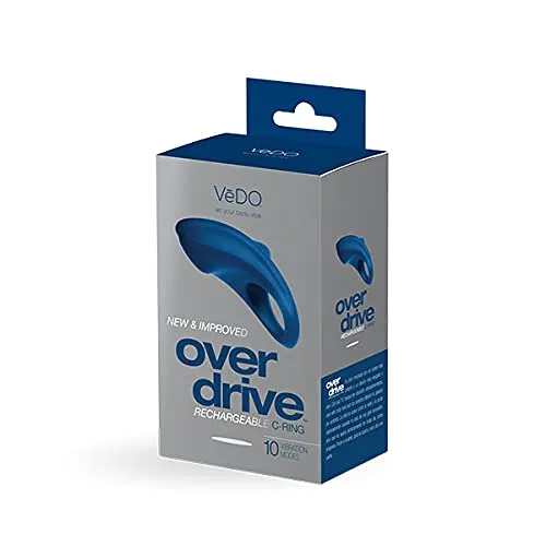 VeDO Vedo Overdrive Plus Rechargeable Ring Midnight Madness Vibrators