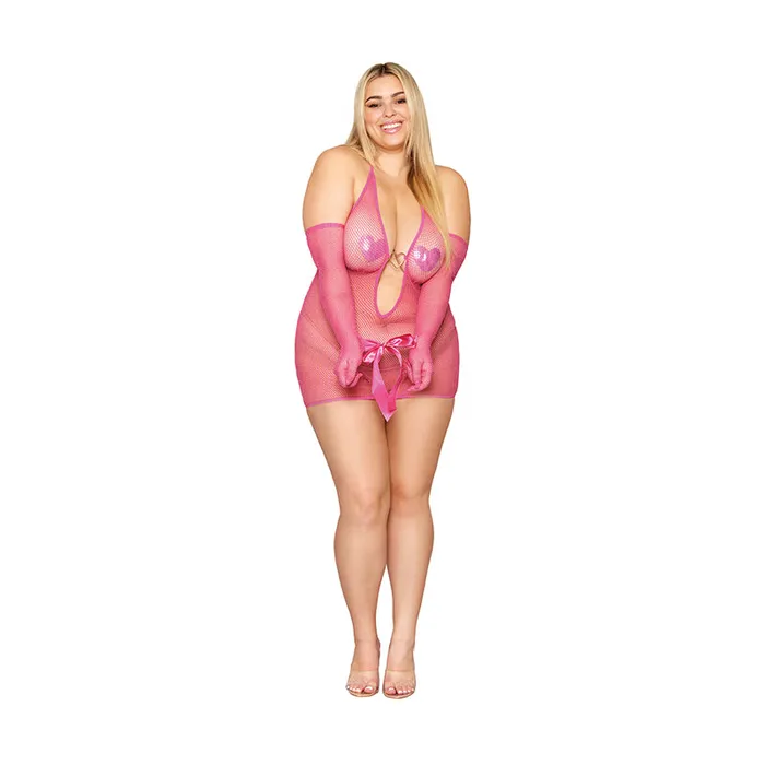 Vibrators Dreamgirl Internatio Dg Chemise Glove Restraints Peony Q