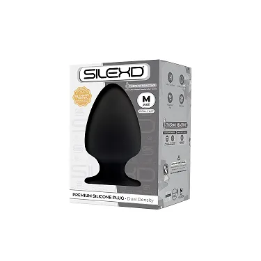 Anal AAPD SILEXD Silicone Butt Plug Model 1 Medium Black