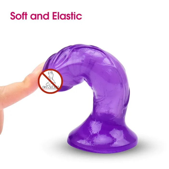 Anal EVEs SECRETS Erotic Small Soft Jelly Dildo Adult Realistic Butt Plug Unisex Anal Sex Toy