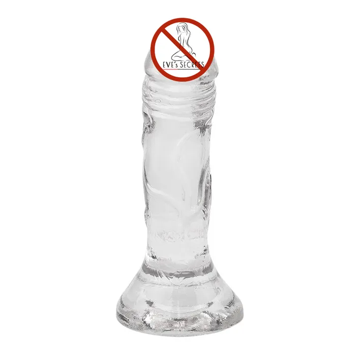 Anal EVEs SECRETS Erotic Small Soft Jelly Dildo Adult Realistic Butt Plug Unisex Anal Sex Toy