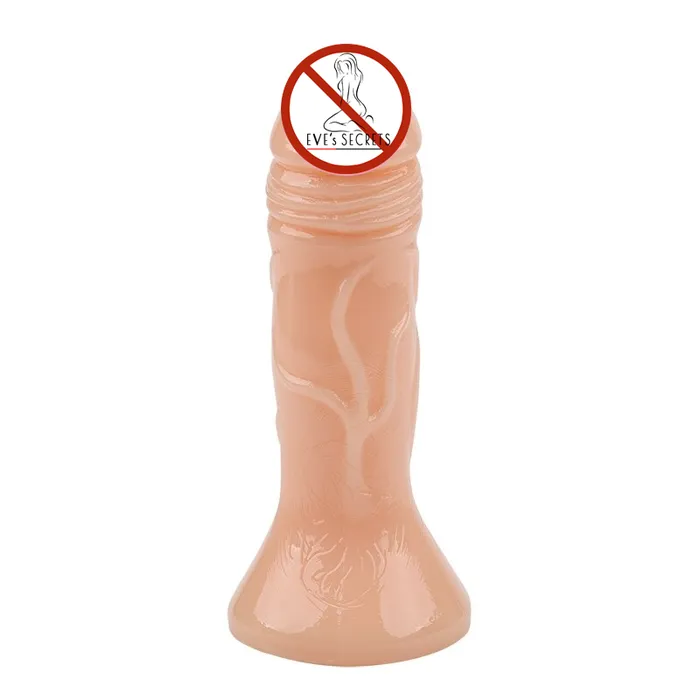 Anal EVEs SECRETS Erotic Small Soft Jelly Dildo Adult Realistic Butt Plug Unisex Anal Sex Toy
