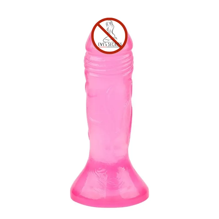 Anal EVEs SECRETS Erotic Small Soft Jelly Dildo Adult Realistic Butt Plug Unisex Anal Sex Toy