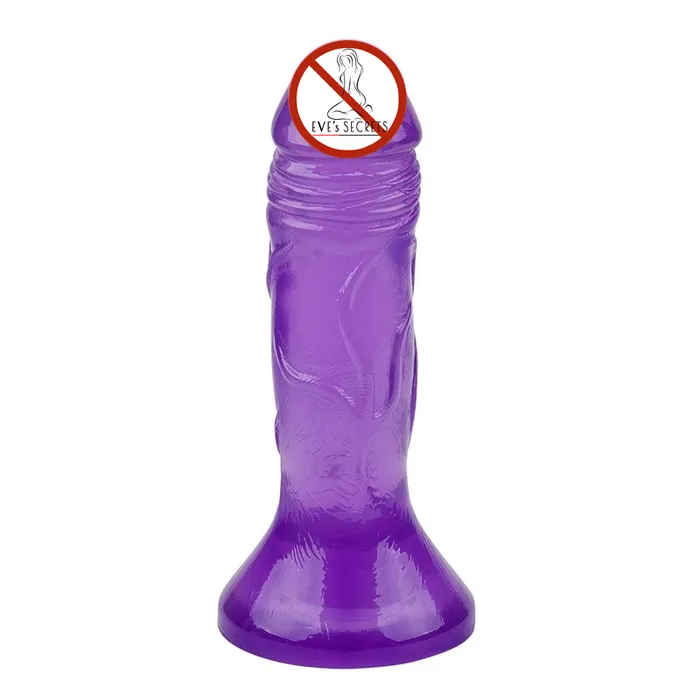 Anal EVEs SECRETS Erotic Small Soft Jelly Dildo Adult Realistic Butt Plug Unisex Anal Sex Toy