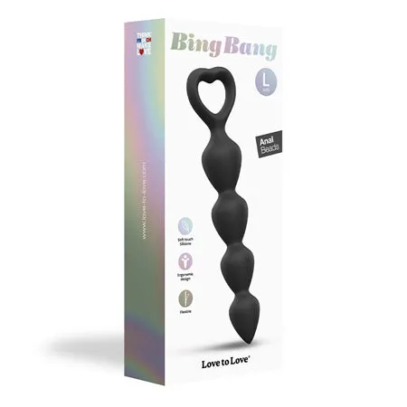 Anal Lovely Planet USA Love To Love Bing Bang Large Noir Anal Butt Plug