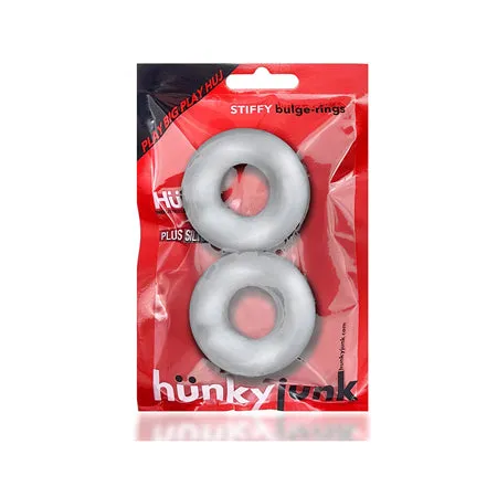 Blue Ox Designs Oxballs OxBalls HunkyJunk Stiffy 2Pack Bulge Cockrings Clear Ice Anal Blue Ox Designs Oxballs OxBalls HunkyJunk Stiffy 2Pack Bulge Cockrings Clear Ice Anal