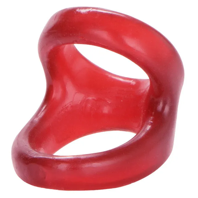 Colt SNUG TUGGER Cock and Ball Ring for Stronger Erections Red CalExotics Male Sex Toys