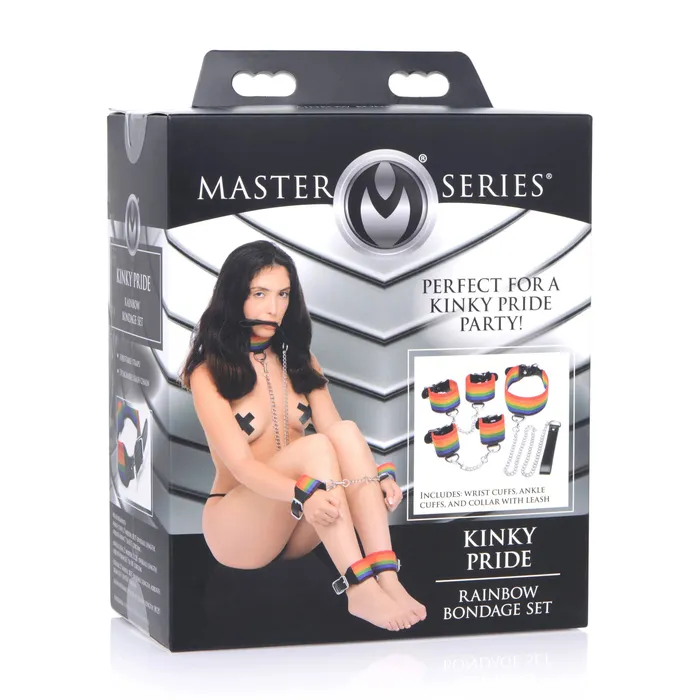 Couples MASTER SERIES MASTER SERIES KINKY PRIDE BONDAGE SET