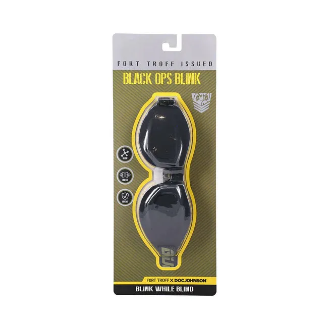 Doc Johnson Anal Fort Troff Black Ops Blink Blindfold