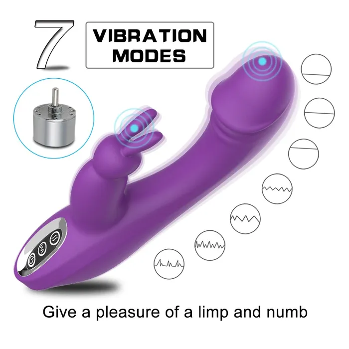 EVEs SECRETS Female Sex Toys Rabbit Vagina Vibrator for Women Adult Anal Dildo Stimulator Sex Toy for Couples