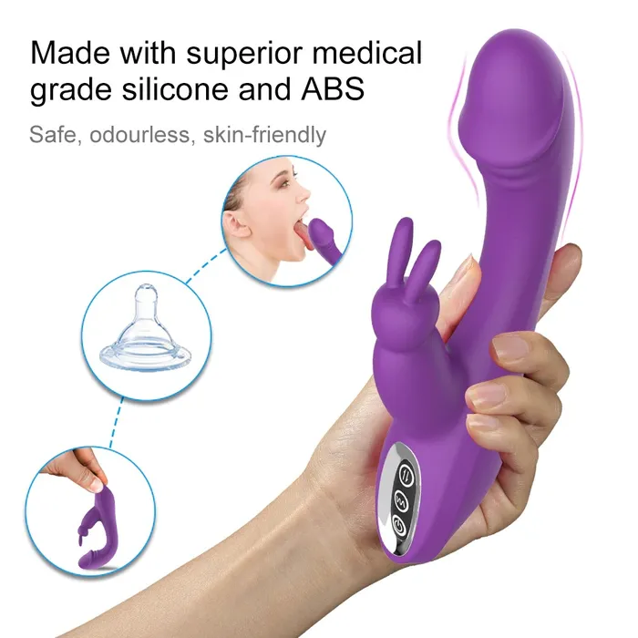 EVEs SECRETS Female Sex Toys Rabbit Vagina Vibrator for Women Adult Anal Dildo Stimulator Sex Toy for Couples