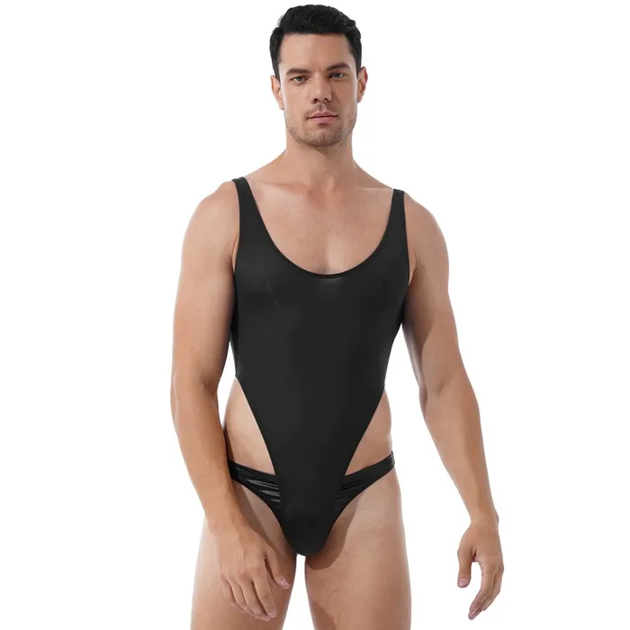 EVEs SECRETS Male Sex Toys Ultrathin Exotic Mens Solid Sleeveless Bodysuit Male Sexy U Neck High Cut Lingerie EVEs SECRETS Male Sex Toys Ultrathin Exotic Mens Solid Sleeveless Bodysuit Male Sexy U Neck High Cut Lingerie