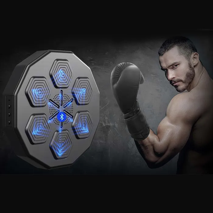 Female Sex Toys SmxToy Smart Bluetooth Music Boxing Machine with 14oz Gloves Wall Mounted Electronic Punching Pad for Adults Kids Beat Sync Technology Home Workout Fitness Trainer Indoor Gym Boxing Equipment