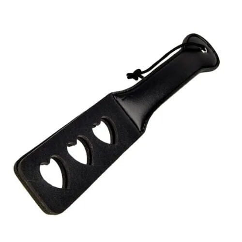 Heart Slapper Paddle with Heart Cut Outs Bound to Please UK Bound to Please Female Sex Toys