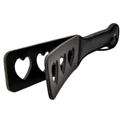 Heart Slapper Paddle with Heart Cut Outs Bound to Please UK Bound to Please Female Sex Toys