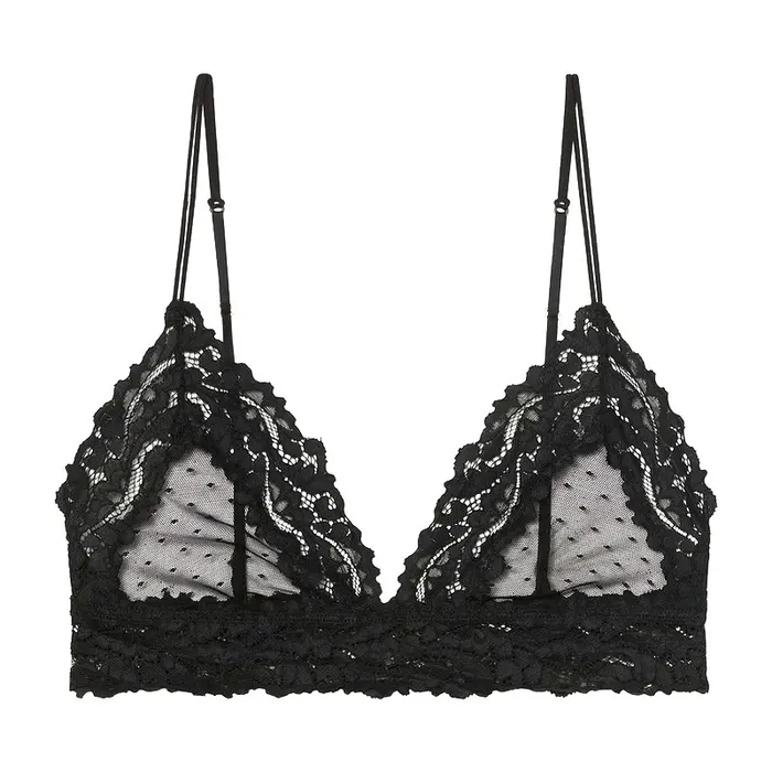 Hosiery EVEs SECRETS Sexy Womens Underwear Floral Lace Wire Free Bra Bustier Sheer Top