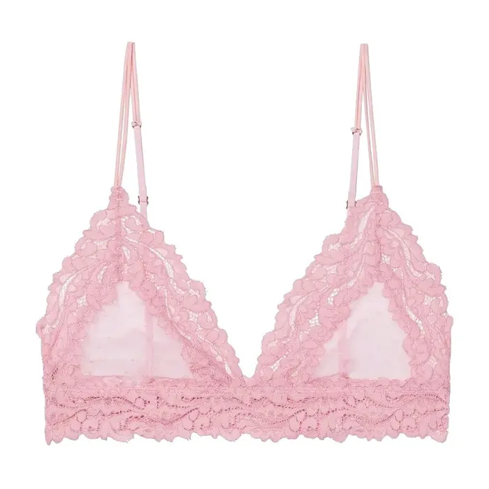 Hosiery EVEs SECRETS Sexy Womens Underwear Floral Lace Wire Free Bra Bustier Sheer Top