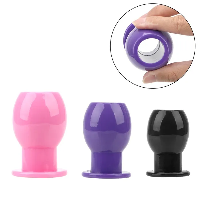 Male Sex Toys EVEs SECRETS Hollow Anal Plugs in Three Sizes and Three Colors Unisex Anal Dilators Male Sex Toys EVEs SECRETS Hollow Anal Plugs in Three Sizes and Three Colors Unisex Anal Dilators