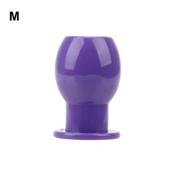 Male Sex Toys EVEs SECRETS Hollow Anal Plugs in Three Sizes and Three Colors Unisex Anal Dilators
