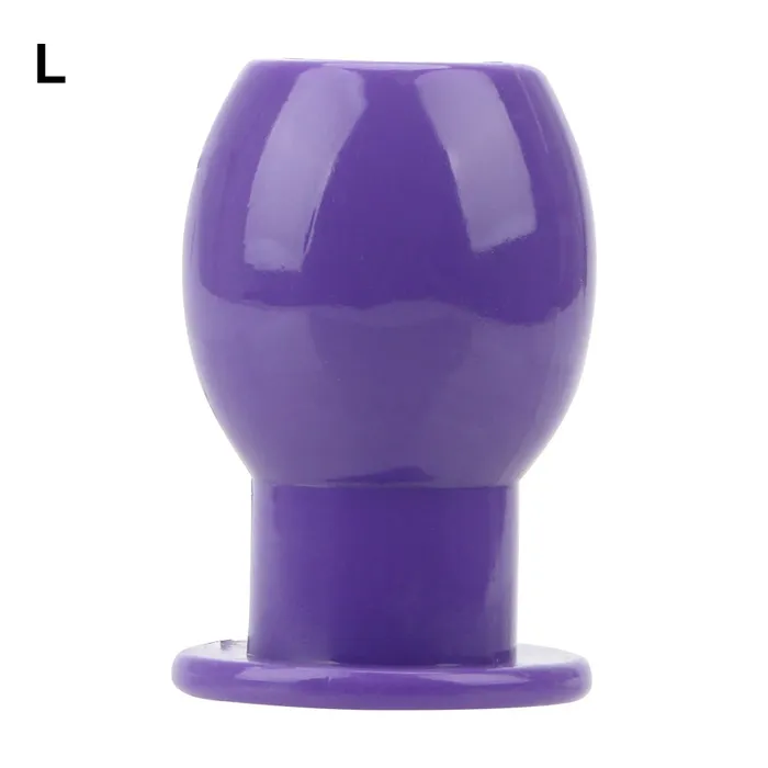 Male Sex Toys EVEs SECRETS Hollow Anal Plugs in Three Sizes and Three Colors Unisex Anal Dilators