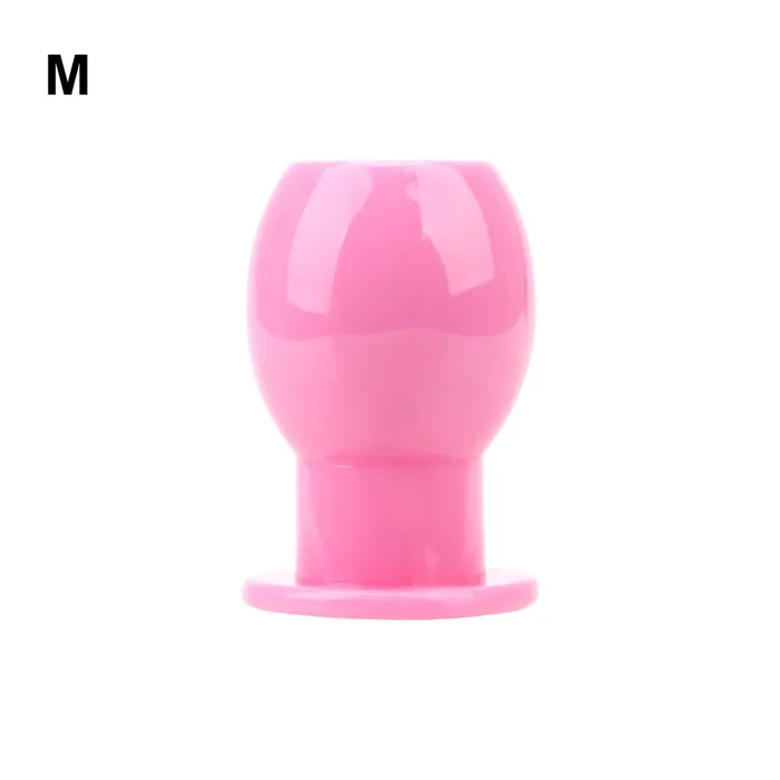 Male Sex Toys EVEs SECRETS Hollow Anal Plugs in Three Sizes and Three Colors Unisex Anal Dilators