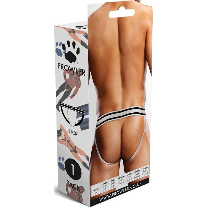 Prowler Restraints Prowler Leather Pride Jock Large Black
