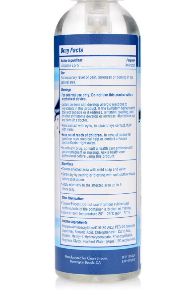 Relax Anal Lube Desensitizing Spray Gel 130ml Windsor Anal