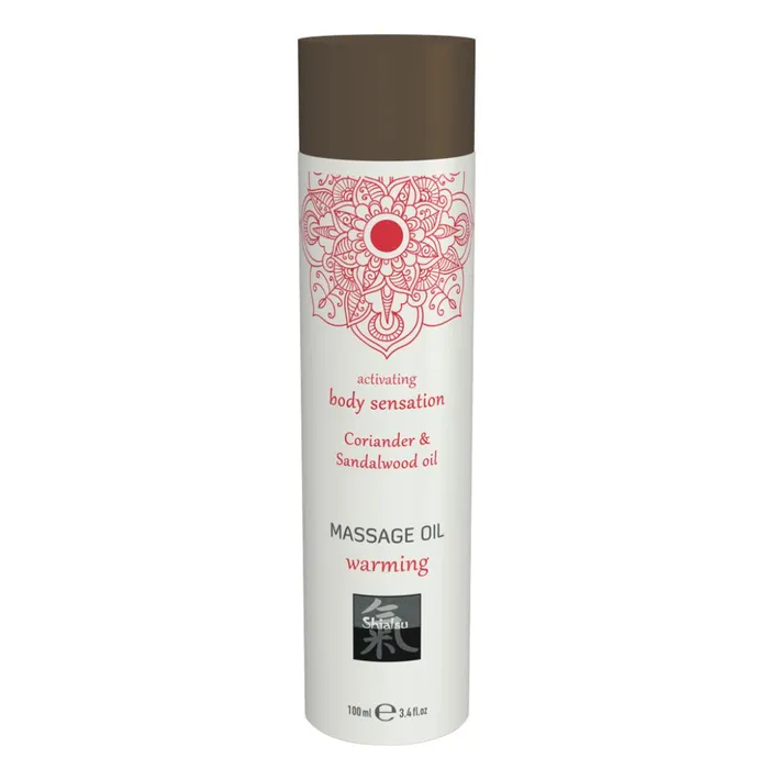 Shiatsu Massage Oil Warming Coriander And Sandalwood Oil 100ml Couples