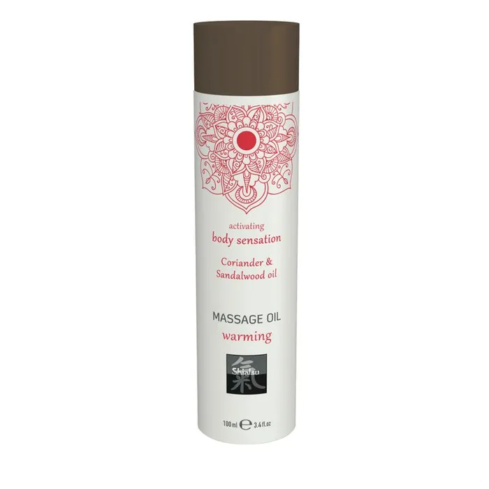 Shiatsu Massage Oil Warming Coriander And Sandalwood Oil 100ml Couples