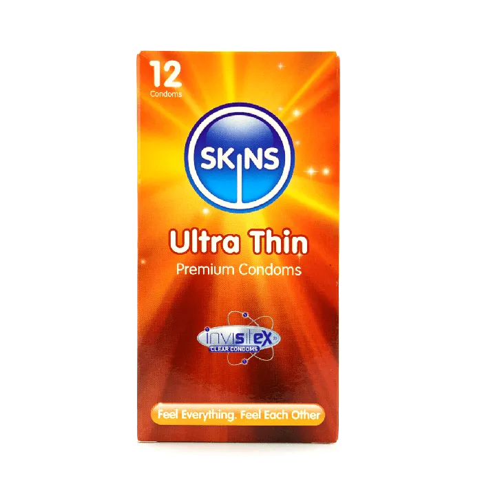Skins Ultra Thin Condoms 4 12 16 Skins Female Sex Toys