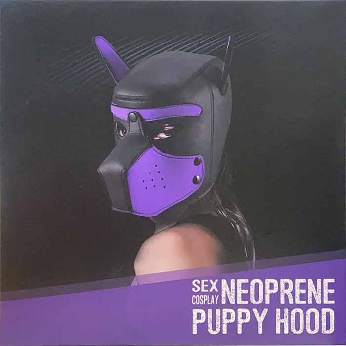 Vibrators Puppy Play Mask Pink Daytona