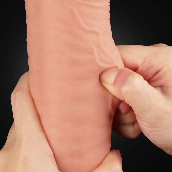 12 Dual Density Platinum Silicone Realistic Dildo King Size LOVETOY Female Sex Toys
