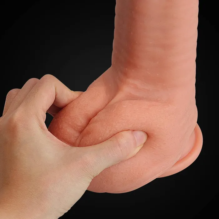 12 Dual Density Platinum Silicone Realistic Dildo King Size LOVETOY Female Sex Toys