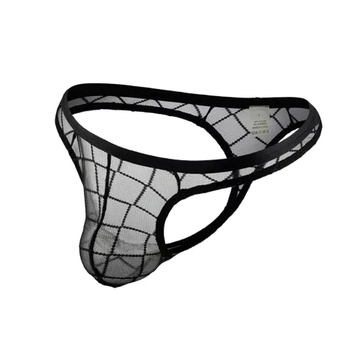 Anal FRISKY BUSINESS SG Skivvies Black Sexy Diamond Mesh Men Underwear