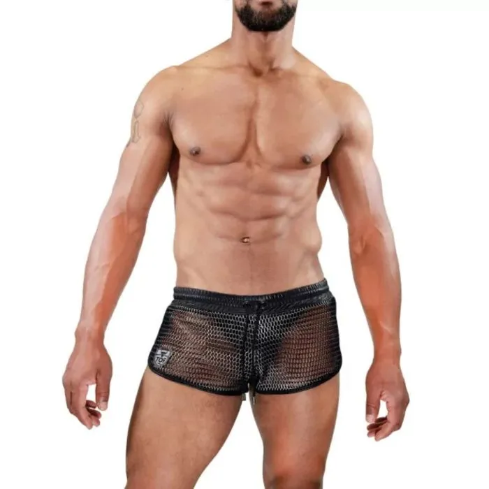 Anal TOF Paris TOF Paris Roman Mesh Shorts Black