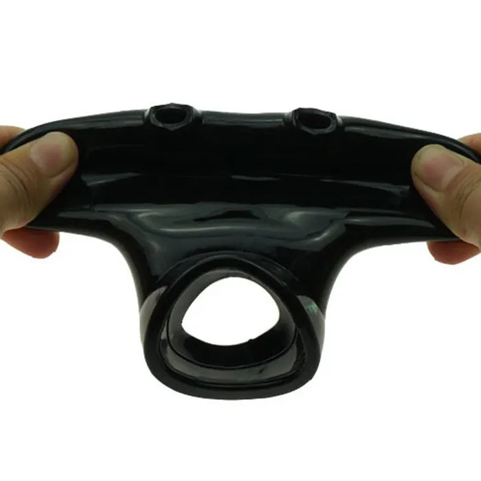 BallbustingToyscom Male Sex Toys Silicone Electric Shock Testicle Cage and Controller