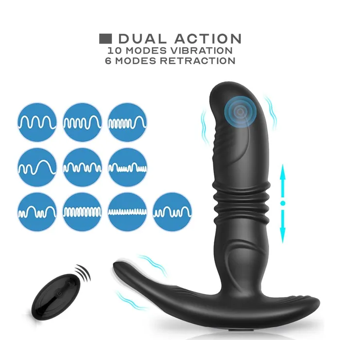 Branson Retractable Prostate Massager FRISKY BUSINESS SG Anal
