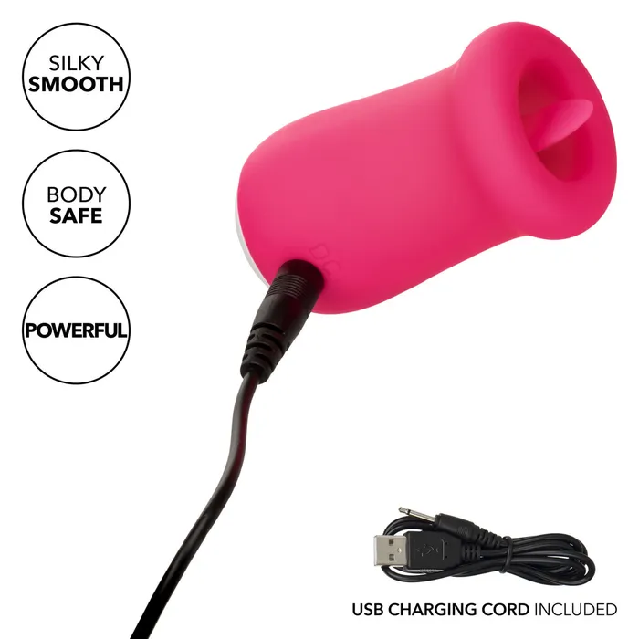 CalExotics Female Sex Toys Sugar Craze Flickering Tongue Stimulator