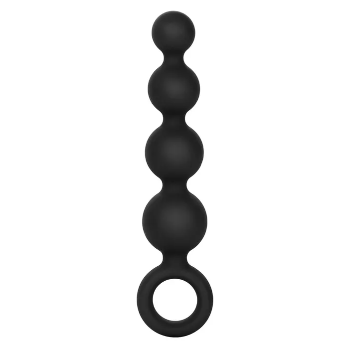 CalExotics Silicone Booty Beads Black Anal