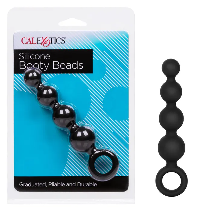 CalExotics Silicone Booty Beads Black Anal CalExotics Silicone Booty Beads Black Anal