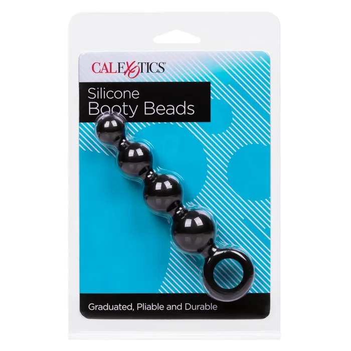 CalExotics Silicone Booty Beads Black Anal CalExotics Silicone Booty Beads Black Anal