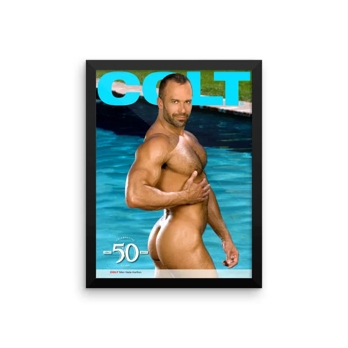 COLT Man Framed Poster Nate Karlton COLT Store Vibrators