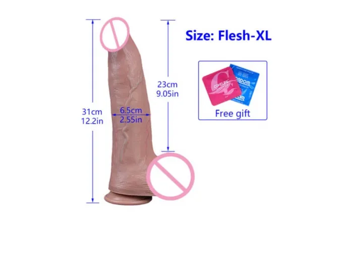 Dildos WATCH VIDEO 2 Size3 Color Huge Size Realistic Dildos Black Dildo Real Skin Dildo Safystyle
