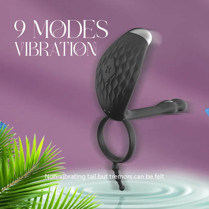 ElectroPulse Vibrating Cock Ring with Light Electric Shock FRISKY BUSINESS SG Male Sex Toys
